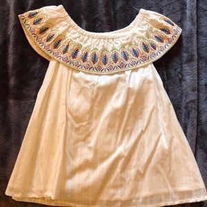 Osh Kosh scoop neck embroidered dress, 18m